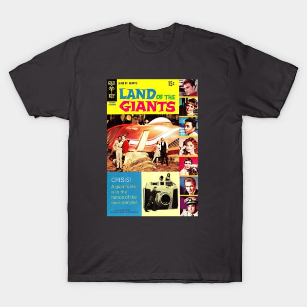 Gold Key Land of the Giants Comic Book Cover TV T-Shirt by Creative Bedouin